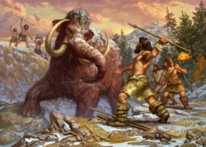 Ученые выяснили как древние люди охотились на мамонта