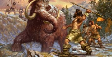 Ученые выяснили как древние люди охотились на мамонта