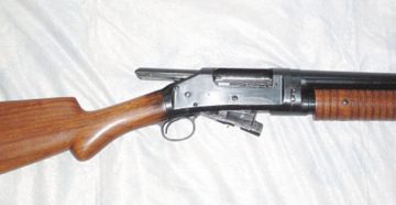 Замена ствола на помповом ружье Winchester M1897  с наружным курком